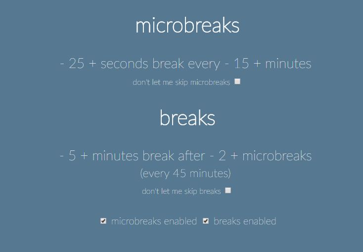 micro break reminder
